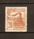 Sellos de America - Honduras -  TREN