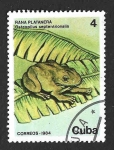 Sellos de America - Cuba -  2738 - Rana Platanera