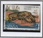 Stamps Spain -  Cangrejo d' Rio