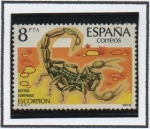 Stamps Spain -  Escorpión