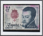 Stamps Spain -  Reyes d' España Casa d' Austria: Felipe II