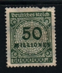 Stamps Germany -  Sobre cargados