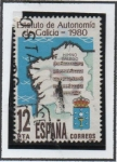 Sellos de Europa - Espaa -  Proclamación d' Estatuto d'  Galicia