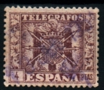 Stamps Spain -  Telegrafos