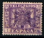 Stamps Spain -  Telegrafos