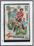 Stamps Spain -  Copa Mundial d' Futbol España 82