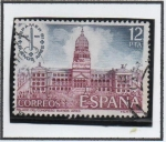 Stamps Spain -  Palacio d' congresos d' Buenos Aires