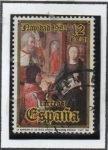 Stamps Spain -  Navidad: Adoración d' l' Reyes