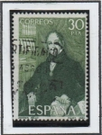 Stamps Spain -  Andrés Bello