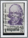 Stamps Spain -  Pedro Calderón d' l' Barca