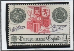 Stamps Spain -  Europa CEPT La Unidad d' España