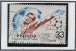 Sellos de Europa - Espaa -  Copa Mundial d' Futbol España 82: Cosecucion d' un tanto