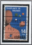 Sellos de Europa - Espaa -  Transporte d' Organos