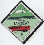 Stamps Spain -  XXIII Congreso internacional d' Ferrocarriles