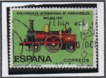 Stamps Spain -  XXIII Congreso internacional d' Ferrocarriles: Locomotora 111