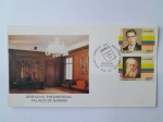 Stamps : America : Colombia :  Presidentes: Eduardo Santos y José Hilario López- Correo primer Día de Servicio, 9-VI-1981 
