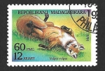 Sellos del Mundo : Africa : Madagascar : 1184 - Zorro Rojo