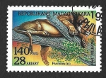 Sellos de Africa - Madagascar -  1187 - León