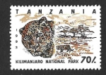 Stamps : Africa : Tanzania :  1187 - Leopardo