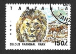 Stamps : Africa : Tanzania :  1189 - León