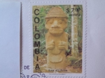 Stamps America - Colombia -  Parque Arqueológico de San Agustín - Huila.