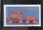 Stamps Canada -  tren de madera