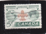 Sellos de America - Canad� -  8.º Jamboree Scout Mundial, Niagara-on-the-Lake