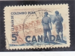 Sellos de America - Canad� -  El Plan de Colombo