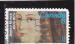  de America - Canadá -  Jeanne Mance 1606-1673