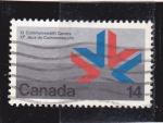  de America - Canadá -  XI emblema juegos Commonwealth