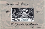 Sellos del Mundo : Europa : Espaa : ESPAÑA 1981 2631 Sello ** HB El Guernica en España Pablo Ruiz Picasso YvertB29 MichelB23