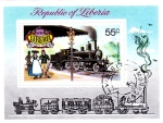 Stamps Liberia -  FERROCARRIL
