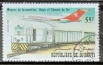 Stamps Djibouti -  Tren y avion