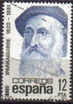 Stamps Spain -  ESPAÑA 1981 2643 Sello Centenarios Personajes José Maria Iparraguirre (1820-1881) Usado Yvert2271 Sc