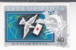 Sellos de Europa - Hungr�a -  centenario U.P.U. (Unión Postal Universal)