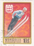Sellos de Asia - Mongolia -  OLIMPIADA INVIERNO INNSBRUCK'76