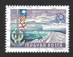 Stamps Hungary -  1908 - Vistas del Lago Balatón
