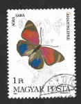 Stamps Hungary -  2852 - Mariposa