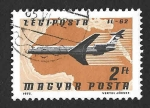 Stamps Hungary -  C379 - Avión IL-62