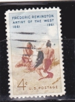Stamps United States -  Arte del Oeste