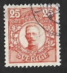 Stamps : Europe : Sweden :  84 - Gustavo V de Suecia