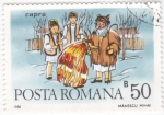 Stamps Romania -  TRAJES TÍPICOS-CABRA