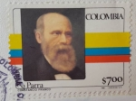  de America - Colombia -  Aquileo Parra - Presidente de Colombia (1876/78)