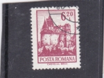 Stamps Romania -  castillo de Bran