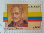 Sellos del Mundo : America : Colombia : José María Obando (1795-1861) - Militar - Presidente entre 1853 al 1857.