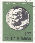 Stamps Romania -  Decibalus, rey de Dacia, bajorrelieve