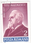 Stamps Romania -  TITU MAIORESCU 1840-1917