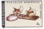 Stamps Romania -  porcelana rumanesa