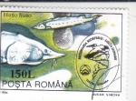 Stamps Romania -  Danube Salmon (Huso huso)