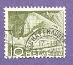 Stamps Switzerland -  INTERCAMBIO